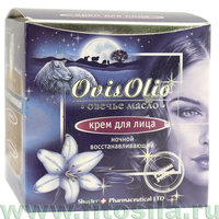 ОвисОлио / "OvisOlio® - Овечье масло" Крем для лица ночной восстанавливающий, 50 мл, банка