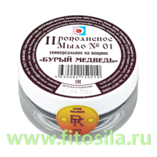 МЫЛО Прополисное №1 универсальное "Бурый медведь" 140гр.