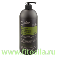 Шампунь+гель для душа 2 в 1 Aromatherapy Fitness, для мягкого очищения тела и волос, 1000 мл "Botavikos"