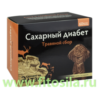 Травяной сбор Сахарный диабет, 60 ф/п х 1,5 г "Фарм-продукт"