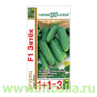 Огурец Зятек F1 серия 1+1 /20 шт. автор. (семена для проращивания)